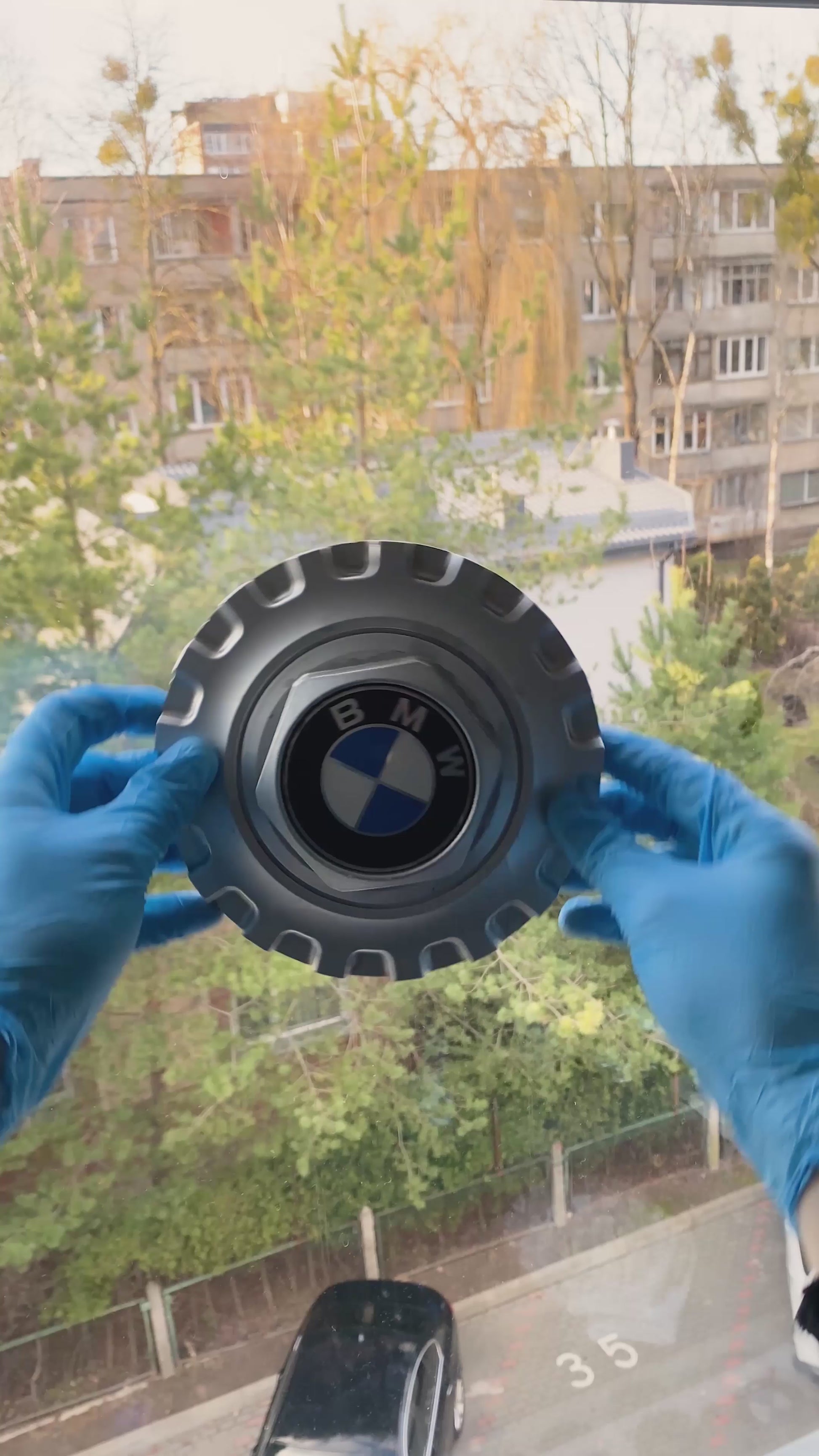 BMW Wheels Style 5 Center Caps Floating Center Caps